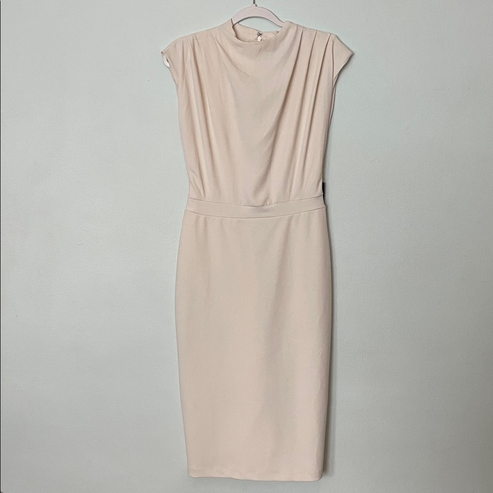 NWOT Chic Cream Dress